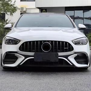 ชุดแต่งกันชนหน้า Mercedes-Benz C-Class W206 พลาสติกครบชุด สไตล์ AMG สำหรับปี 2022-2023 - Product Image 3