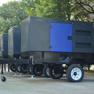 Générateur diesel de type remorque 120 kW 3 phases 150 kVA avec démarrage automatique, châssis ouvert, ATS - Product Image 6