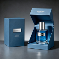 Flacon de parfum en verre bordeaux mat 50ml 100ml avec bouchon doré, flacon pulvérisateur vide rouge vin dans un coffret cadeau de luxe sur mesure, fabricant