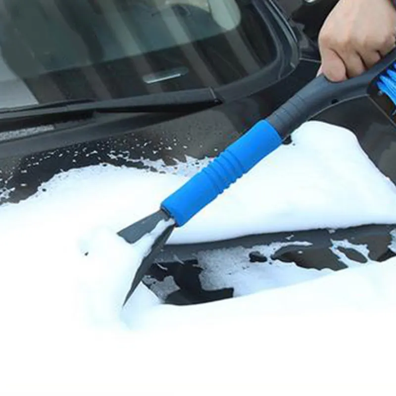 Großhandel 2 in 1 Auto Hochfeste Schnees chaufel mit Schnee frost besen bürste und Eiskra tzer