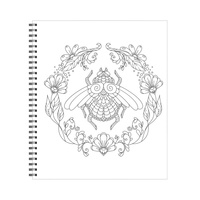 Impression de livre de coloriage personnalisé, reliure spirale, livre d'activités pour adultes, service OEM