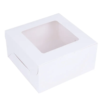 Boîtes à chocolat pliables en carton ondulé de qualité alimentaire personnalisées, boîtes à pâtisserie assorties de luxe, boîte à gâteaux pour brownies, boîte à biscuits, boîte en papier pour boulangerie