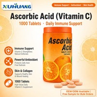 Comprimés de Vitamine C Acide Ascorbique 1000 unités Soutien Immunitaire Antioxydant Complément Alimentaire Vente en Gros OEM