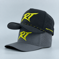 Casquette Snapback 5 Panneaux en Nylon avec Logo Personnalisé, Broderie Perforée au Laser, Imperméable, Performance Sportive, Casquette de Golf pour Hommes et Femmes
