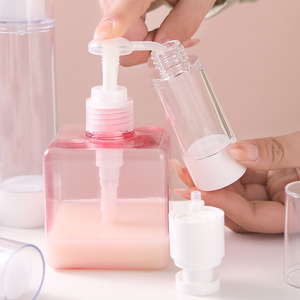 Clear Lotion <b>Dispenser</b> <b>Bottle</b> With Vacuum Seal Cap 100Ml For Toner Sample Vial - Product Image 2