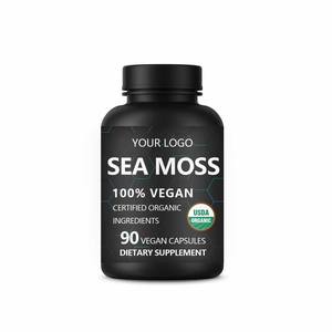 Özelleştirilebilir gıda sınıfı deniz yosunu deniz yosunu tozu kapsül vitamini aktif madde plastik şişe bitki özü içinde paketlenmiş - Product Image 1