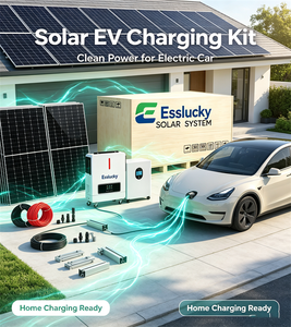 Système d'énergie solaire complet 5 kW 10 kW 15 kW 20 kW Panneaux solaires domestiques avec batterie hybride - Product Image 1