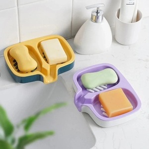 Boîte à savon multifonctionnelle portable antidérapante avec brosse à rouleaux, outil créatif de rangement pour savon - Product Image 2
