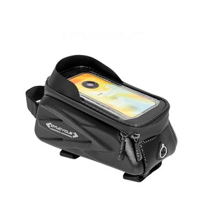 Sacoche de selle Oxford imperméable à succès avec sangle réglable, étui rigide personnalisé pour écran tactile, sac de vélo à fermeture éclair - Product Image 2