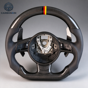 Volante Deportivo Personalizado de Fibra de Carbono de 4 Radios con Empuñadura de 40 mm para Audi A3/A4/A5/A6/S3/S4/S5/RS3-RS6/RS7 2013-2025 - Product Image 4