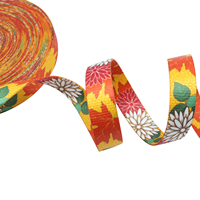 Sangle en nylon imprimée personnalisée de 16 mm, motif animal rose, 10 motifs amusants, sangle de ceinture de sécurité, sangle en polyester pour produits pour animaux de compagnie
