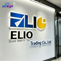 Enseigne LED 3D personnalisée rétroéclairée avec transformateur, cadre en acier inoxydable, télécommande, multicolore, pour immeubles de bureaux, bars à domicile, mariages