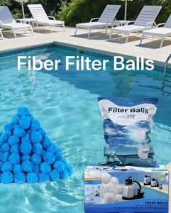 Boules filtrantes pour <span class=keywords><strong>piscine</strong></span> en polybag, boîte couleur, 500g, bleues, 700g, boules filtrantes pour <span class=keywords><strong>piscine</strong></span> sous vide, ions argent, 100% fibres de polyester - Product Image 1