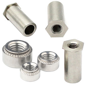 थोक फास्टनर एम 3 एम 4 एम 5 एम 6 एम 8 एम 10 जस्ता एल्यूमीनियम स्टेनलेस स्टील रिवेट स्व-क्लिचिंग स्व-क्लिचिंग स्टड - Product Image 4