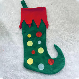 Fournitures de décoration de Noël sac cadeau de bonbons grandes chaussettes <span class=keywords><strong>elfe</strong></span> ornements d'arbre de Noël <span class=keywords><strong>bas</strong></span> de Noël - Product Image 3