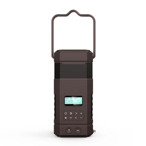 Ủng Hộ Đám Cưới Quà Tặng Khách Năng Lượng Mặt Trời Trại Đèn Lồng Tín Hiệu Vệ Tinh Dab + FM Đài Phát Thanh Không Thấm Nước Torch 10 Inch Điện Không Dây Loa - Product Image 1