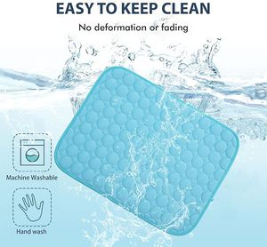 Tapis rafraîchissant pour animaux de compagnie, haute absorption, imperméable, doux, écologique, pour chiens, été, extérieur, siège de voiture, lit - Product Image 5