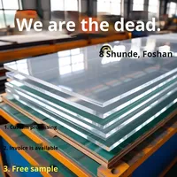 Fabricant de plaques en PMMA acrylique industriel transparent, traitement personnalisé, surface lisse