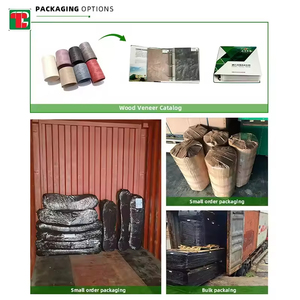 <span class=keywords><strong>Placage</strong></span> <span class=keywords><strong>de</strong></span> <span class=keywords><strong>bois</strong></span> d'érable coupé rotativement en Paulownia, bambou noir et blanc, ébène naturel, flexible, 0,4 mm, pour skateboard - Product Image 4