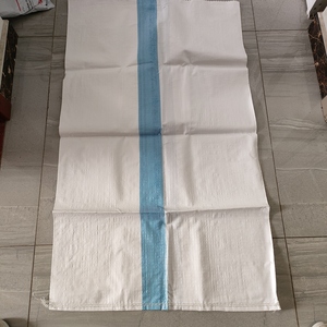 Sac tissé en PP <span class=keywords><strong>blanc</strong></span> transparent en promotion, emballage 50 kg pour sable et galets - Product Image 2