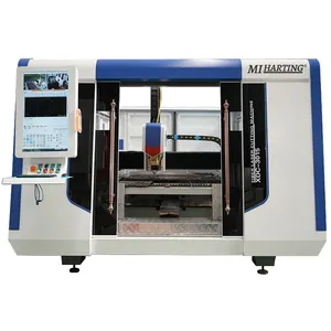 Cao-hiệu quả thép sắt kim loại 3KW CNC sợi Máy cắt laser với Đức IPG sợi Laser