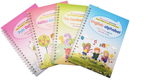 Manufacturer Alphabet Drawing <strong>Math</strong> Number Reusable Handwriting <strong>Book</strong> with Pen Calligraphy Sank Magic Spiral Practice Copybook - Product Image 5
