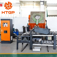 Four de fusion industriel en aluminium basculant 400-600 kg pour ligne de production de coulée continue de barres, fils et billettes en aluminium