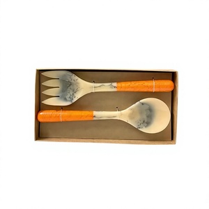 Elegant Resin Salad Server Set Modern Design Flatware Set Salad Server Or Spoon Top Quality <b>Kitchen</b> <b>Gadgets</b> Cutlery Set - Product Image 1
