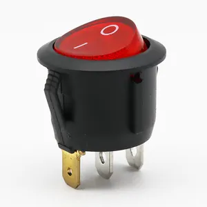 Round Mount 20 Amp Rocker Switch