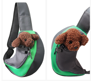 El bolso de hombro de poliéster para mascotas al aire libre se puede colgar en diagonal sobre la espalda - Product Image 4