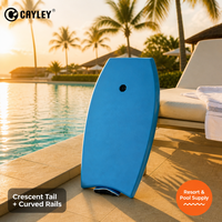 Bodyboard léger pour adultes et enfants, planche de surf à queue de croissant, planche de sport nautique pour la plage, la piscine et la mer