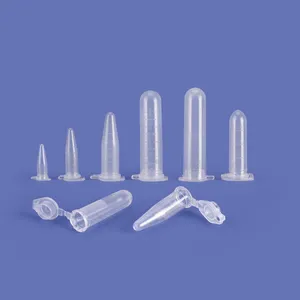 Tubo da centrifuga da 0.5ml, tubo centrifugo graduato con tappo a scatto in polipropilene, tubo centrifugo per Micro tubo trasparente