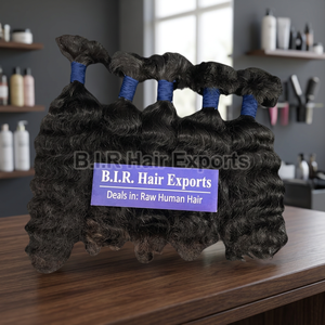 Extensiones de Cabello Humano de Alta Calidad, Ondulado Profundo, Cabello Remy Indio, 20-30 Pulgadas, Encaje HD, Doble Trama a Máquina, Todos los Colores Disponibles - Product Image 2