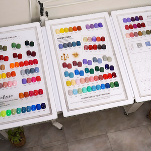 Muestra de Colores de Uñas Acrílicas de 360 Colores, Libro de 3 Páginas, Tabla de Exhibición de Esmalte de Uñas para Uso en Salón - Product Image 2