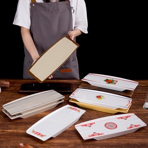 <b>Rectangular</b> Serving Trays For Hot <b>Pot</b> Restaurants Melamine Tableware Commercial Use 8835 - Product Image 1