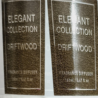 Rouleau d'autocollants personnalisés en feuille d'argent à chaud avec vernis brillant, papier texturé spécial, étiquette autocollante pour flacon de parfum cosmétique