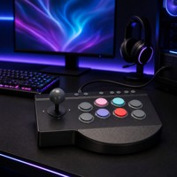 Manette de combat filaire PXN 0082, joystick, contrôleur Turbo Macro pour PS4, PS3, Xbox One, Series X, S, Switch, PC