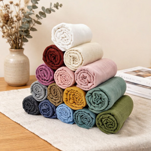 <span class=keywords><strong>Couverture</strong></span> en <span class=keywords><strong>mousseline</strong></span> de viscose de bambou et coton biologique 120x120cm, <span class=keywords><strong>couverture</strong></span> pour bébé - Product Image 1
