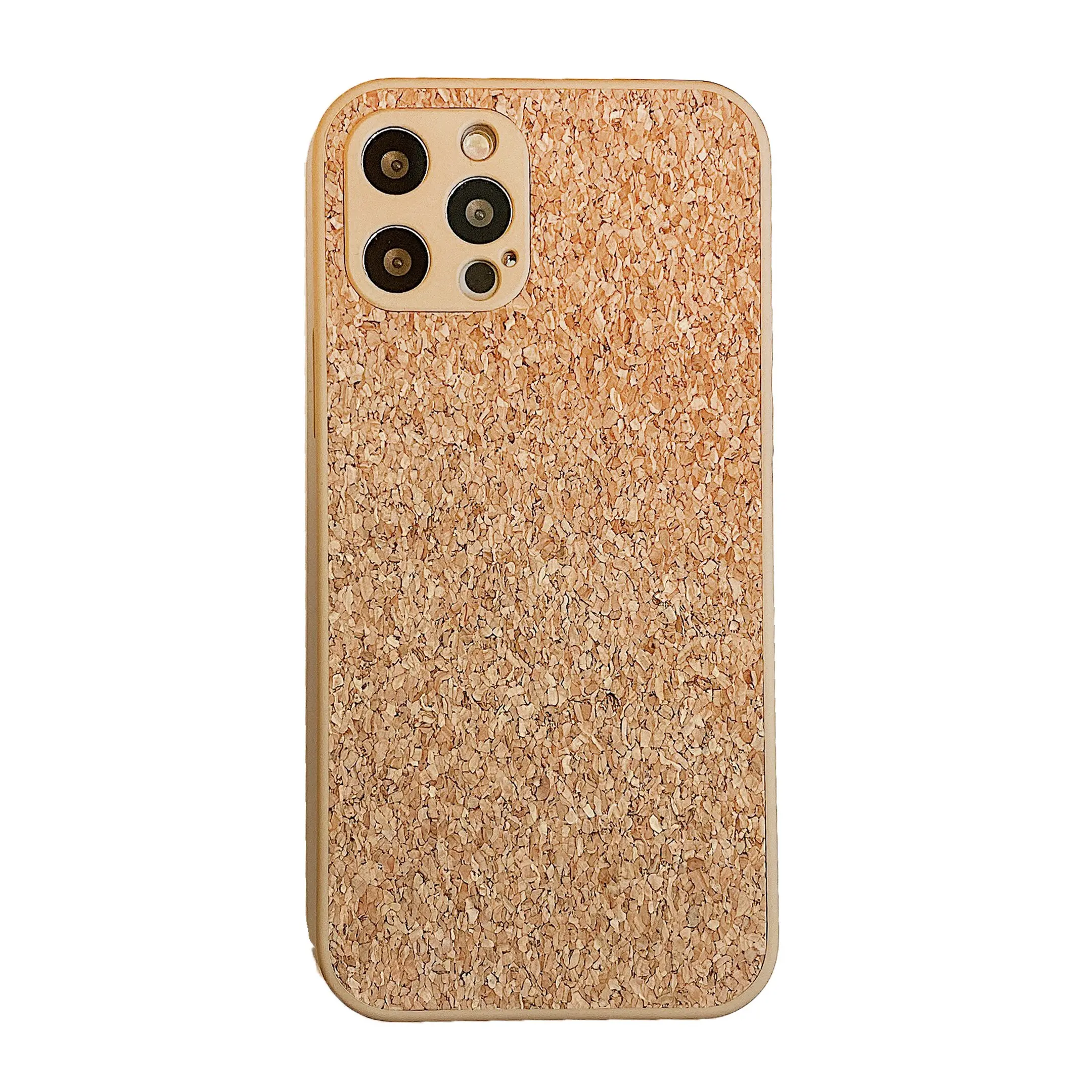 Eco Vriendelijke Gerecycled Natuurlijke Hout Kurk Telefoon Case Voor Iphone 14 13 12 11 Pro Max X Xs Xr 7 8 Plus Se