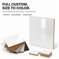 MDF mélaminé sur mesure, panneaux de fibres personnalisés pour les fabricants de meubles sur mesure