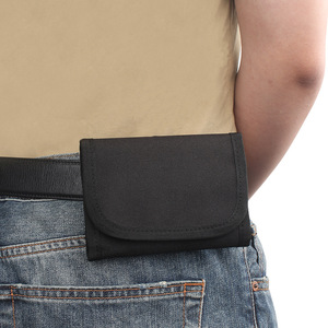Tactical Ammunition Pouch 12-Bullet Capacity Black Waterproof Outdoor Hunting Gear MOLLE Compatible Waist Mount - Product Image 3