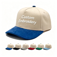 Gorras Trucker de Malla de 5 Paneles Lisas al por Mayor |   Gorras de Alta Gama Unisex para Exteriores con Bloques de Color |   Logotipo Personalizado con Bordado/Impresión 3D |   Común