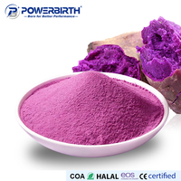 Poudre d'Ube, Poudre d'Igname Violette Non Sucrée Sans Sucre Ajouté pour Smoothies et Crêpes, Fournisseur en Gros