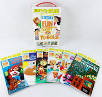Préparez-vous à lire la série de livres populaires sur l'histoire des sciences de niveau 3, 12 livres en coffret pour enfants