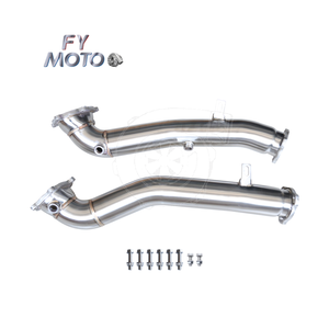 NOUVEAU DESIGN Tuyau d'échappement pour Audi S6 RS6 4G C7 RS7 <span class=keywords><strong>3</strong></span> Inch - Product Image 2