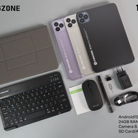 Tablette PC Android 15 KINGZONE 16 ultra 10,1 pouces de haute qualité avec clavier et souris 24G+1TB pour l'apprentissage des enfants et des adultes