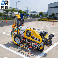 Machine de marquage routier hydraulique manuelle pour peinture à froid, traceur de lignes de circulation automatique pour autoroute et parking