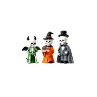 Bezauberndes Gruseliges Halloween-Skelett-Ornament-Set aus Harz, Einzigartige Dekoration für Regale & Schreibtische, Einzigartige Maßgefertigte Figurenstatue