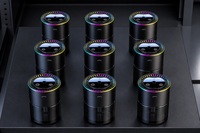 Purificateur d'air et diffuseur d'arômes pour voiture YUEHANGTC, 120 ml, rechargeable USB-C, anneau LED RGB, pour véhicule