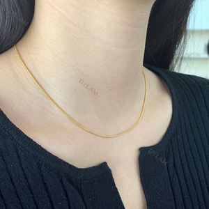 Dylam - Cadena de Plata de Ley 925 al por Mayor, Collar Apilable, Joyería, Plata, HipHop, Colar Cubano, Cadena Personalizada para Mujer - Product Image 4